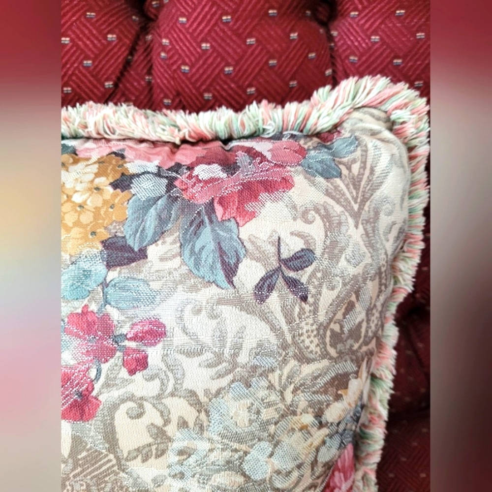 Vintage Beautiful Floral Pillow